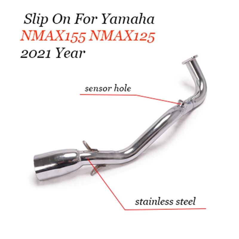 Pre-sale 51mm Slip On For Yamaha NMAX155 NMAX125 2021 Year Mid Middle Pipe Motorcycle Header Stainless Steel Exhaust Pipe Escape
Pre-sale 51mm Slip On For Yamaha NMAX155 NMAX125 2021 Year Mid Middle Pipe Motorcycle Header Stainless Steel Exhaust Pipe Escape