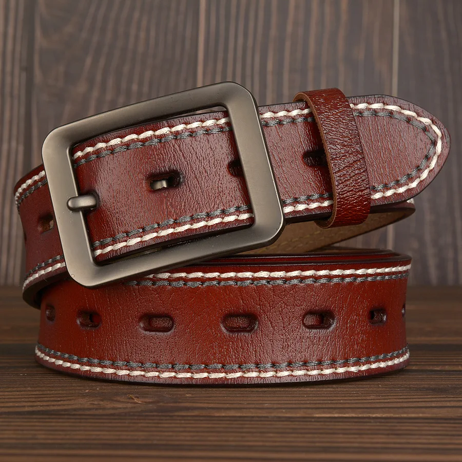 New Men's Fashion Leather Belt Luxury Retro Designer Belt Jeans Belt Car Two-Line Paint Business Belt
New Men's Fashion Leather Belt Luxury Retro Designer Belt Jeans Belt Car Two-Line Paint Business Belt