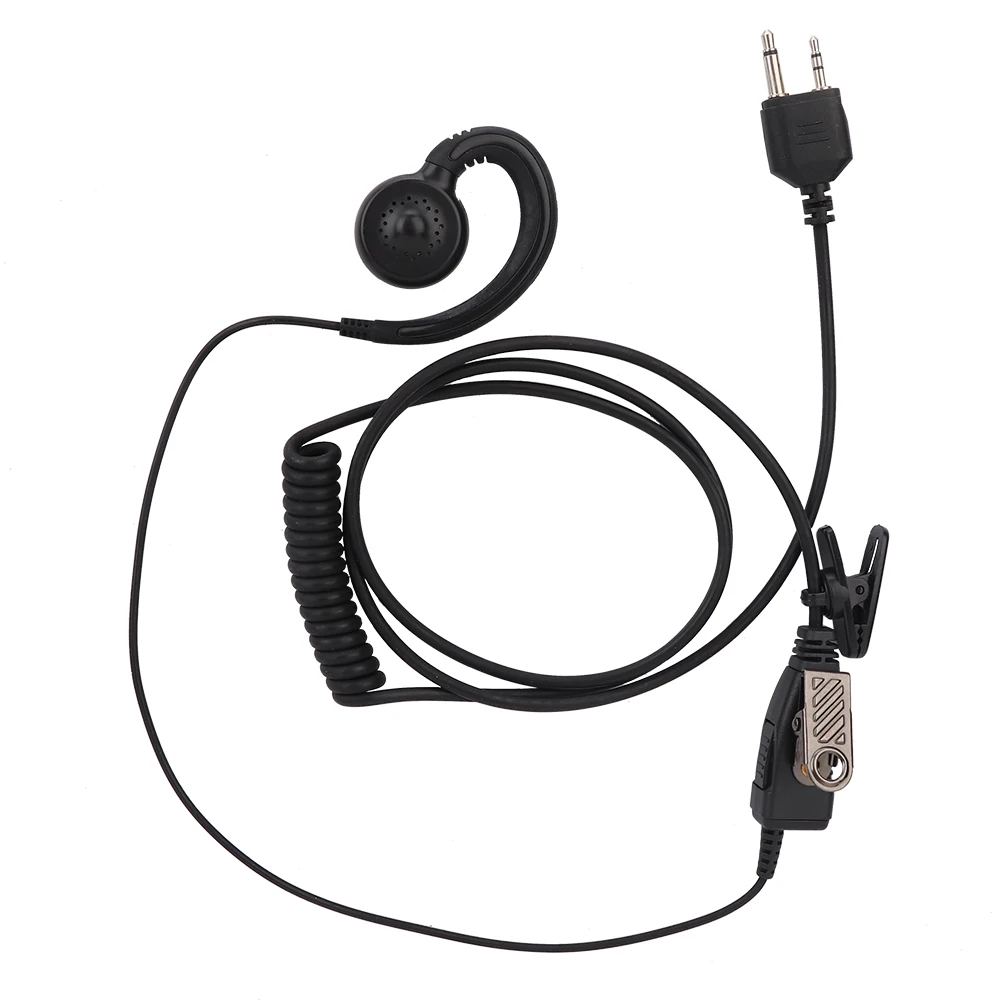 2 Pin G-shaped Ear Hook Earpiece Built-in Microphone Headset PTT for Walkie Talkie
2 Pin G-shaped Ear Hook Earpiece Built-in Microphone Headset PTT for Walkie Talkie