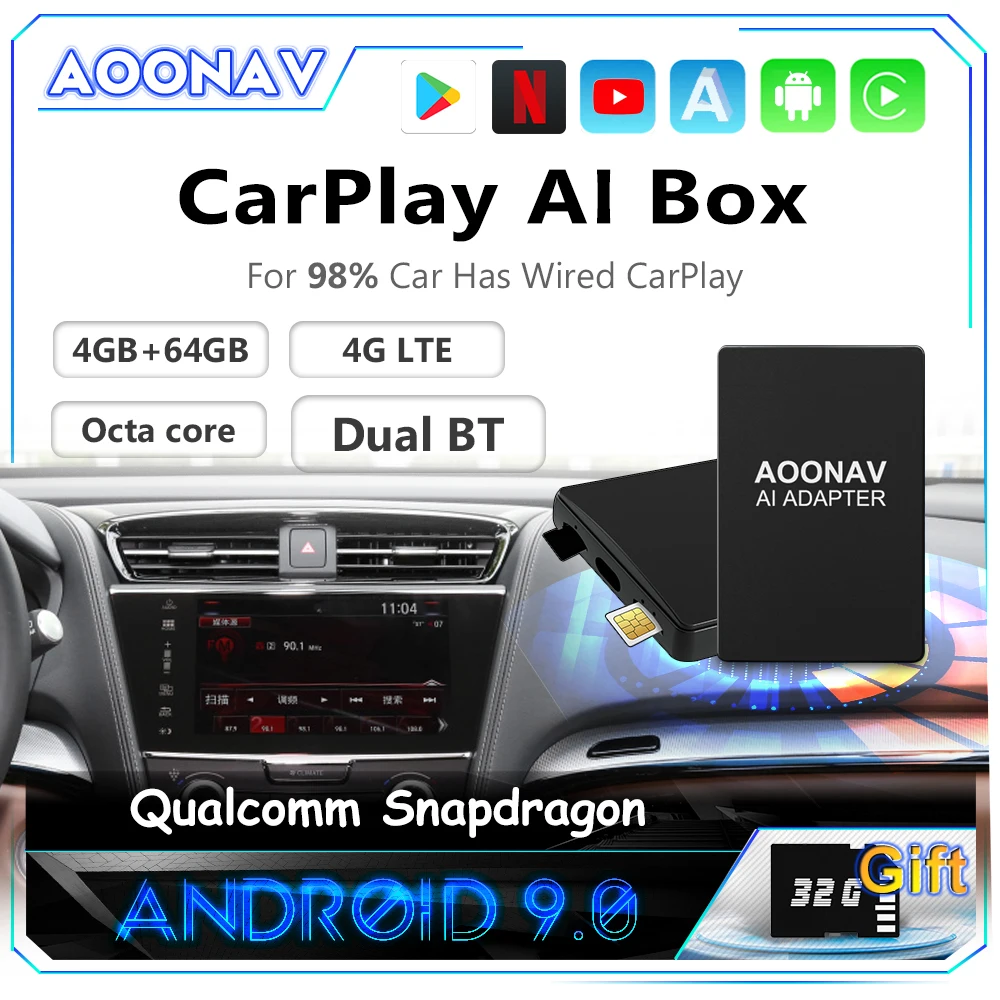 Мини-приставка на Android Carplay с ии, умная Паровая приставка на Android, Apple Car play, беспроводная автомобильная приставка на Android для ACURA, Netflix, YouTube
Мини-приставка на Android Carplay с ии, умная Паровая приставка на Android, Apple Car play, беспроводная автомобильная приставка на Android для ACURA, Netflix, YouTube