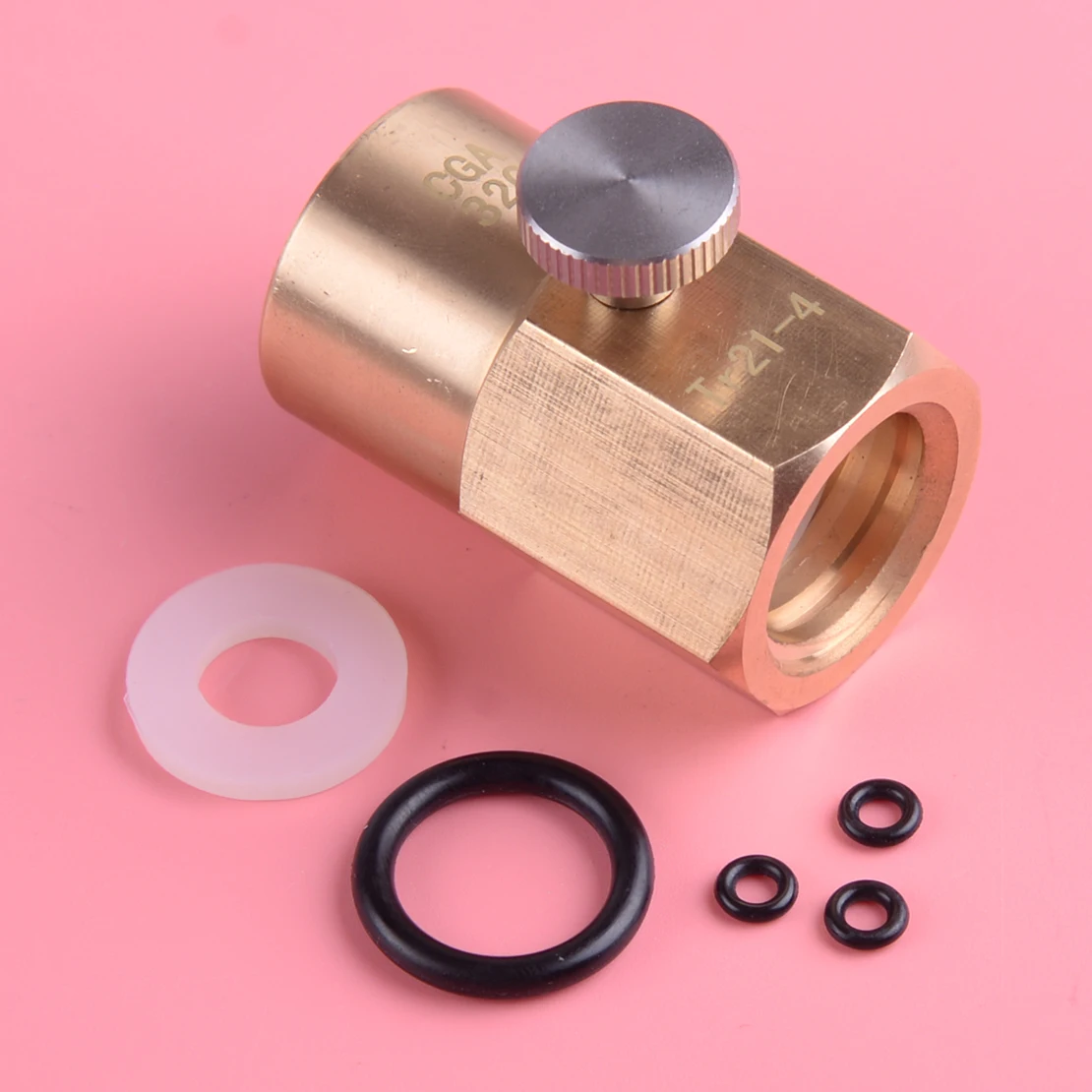 LETAOSK New Brass CO2 Tank Refill Adapter Connector Thread Set Tool CGA320 Fit for Soda Stream
LETAOSK New Brass CO2 Tank Refill Adapter Connector Thread Set Tool CGA320 Fit for Soda Stream