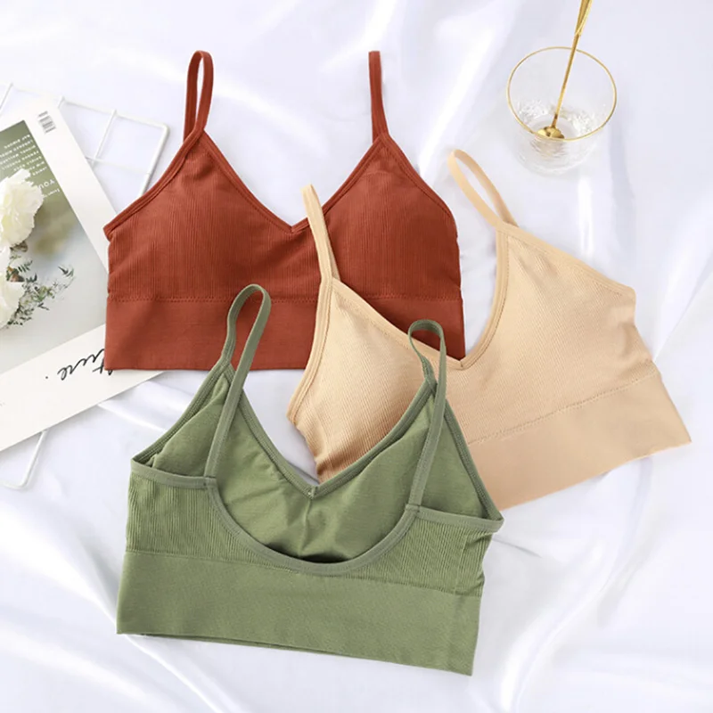 Push Up Women Bra Fitness Women Bralette Top Wire Free Padded Brassiere Bra Top Female Tube Top Underwear Dropshipping 
Push Up Women Bra Fitness Women Bralette Top Wire Free Padded Brassiere Bra Top Female Tube Top Underwear Dropshipping