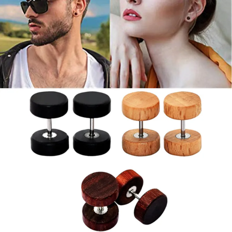 1Pair 8-10MM Wood Faux Ear Piercing Plugs And Tunnels Fake Ear Gauges Expanders Stud Cheater Piercing Unisex Fashion Body Jewelr
1Pair 8-10MM Wood Faux Ear Piercing Plugs And Tunnels Fake Ear Gauges Expanders Stud Cheater Piercing Unisex Fashion Body Jewelr