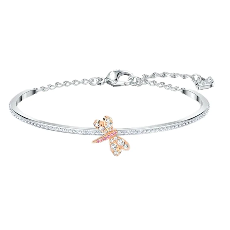 Adjustable Bracelet Fashion Charms Crystals Zircon Dragonfly Heart-shaped Bangles For Women Party Wedding Jewelry Gifts
Adjustable Bracelet Fashion Charms Crystals Zircon Dragonfly Heart-shaped Bangles For Women Party Wedding Jewelry Gifts