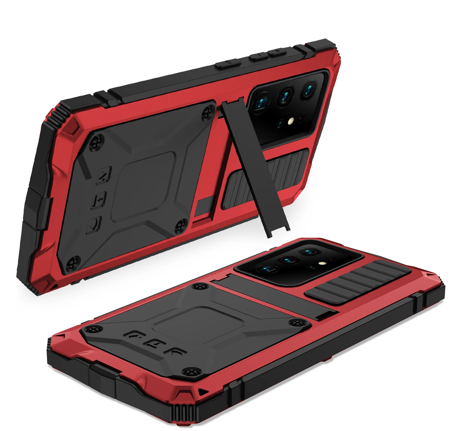 Hard Armor Protective Covers Case For Sansung galaxy s21 Ultra S21 Plus Heavy Duty Protection Metal Bumpers with stand holders
Hard Armor Protective Covers Case For Sansung galaxy s21 Ultra S21 Plus Heavy Duty Protection Metal Bumpers with stand holders