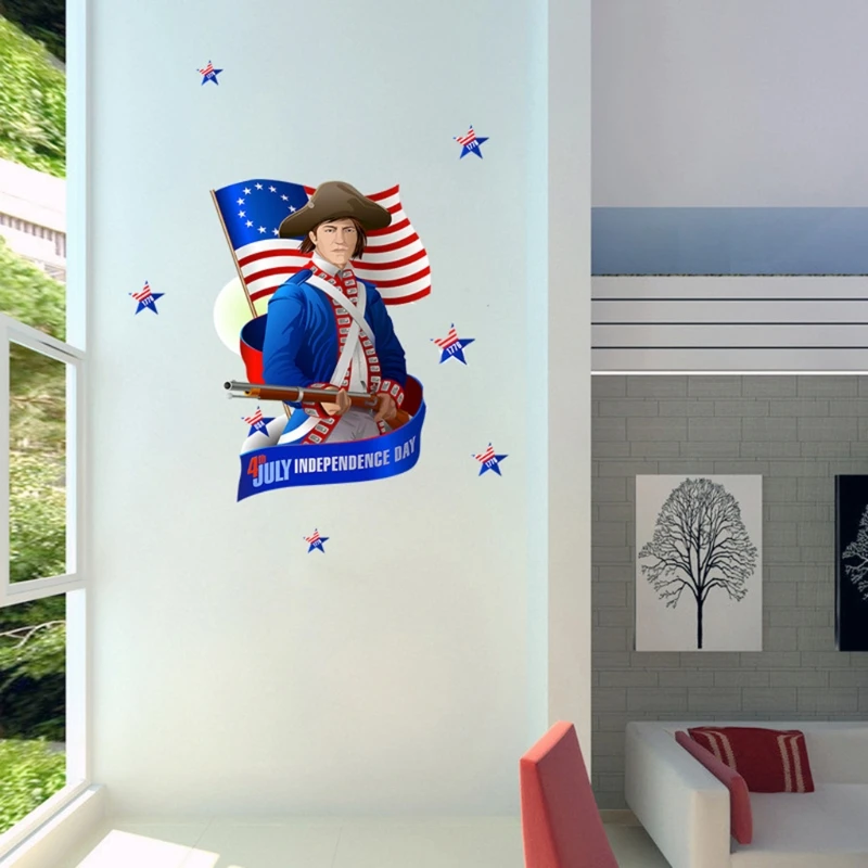3D Personality American Independence Day Wall Sticker Customization Self-adhesive Creative Home Wall Decoration H051
3D Personality American Independence Day Wall Sticker Customization Self-adhesive Creative Home Wall Decoration H051