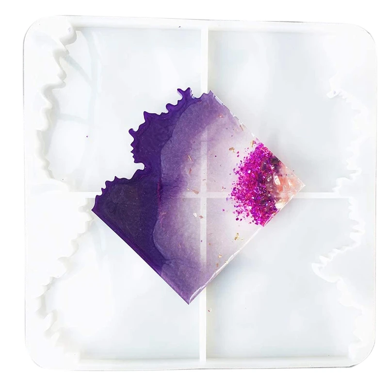 Resin Coaster Mold-Irregular Silicone Coaster Mold for Making -Thick Resin Coaster Mold for Resin and Polymer Clay
Resin Coaster Mold-Irregular Silicone Coaster Mold for Making -Thick Resin Coaster Mold for Resin and Polymer Clay