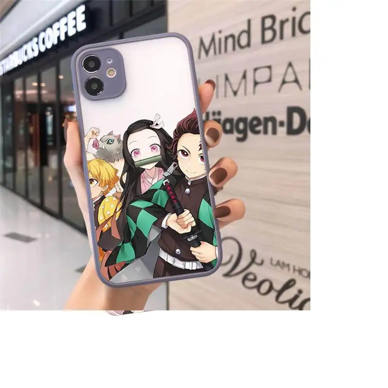 Demon Slayer anime cute Phone Cases matte transparent For iphone 7 8 11 12 plus mini x xs xr pro max luxury shell cover
Demon Slayer anime cute Phone Cases matte transparent For iphone 7 8 11 12 plus mini x xs xr pro max luxury shell cover