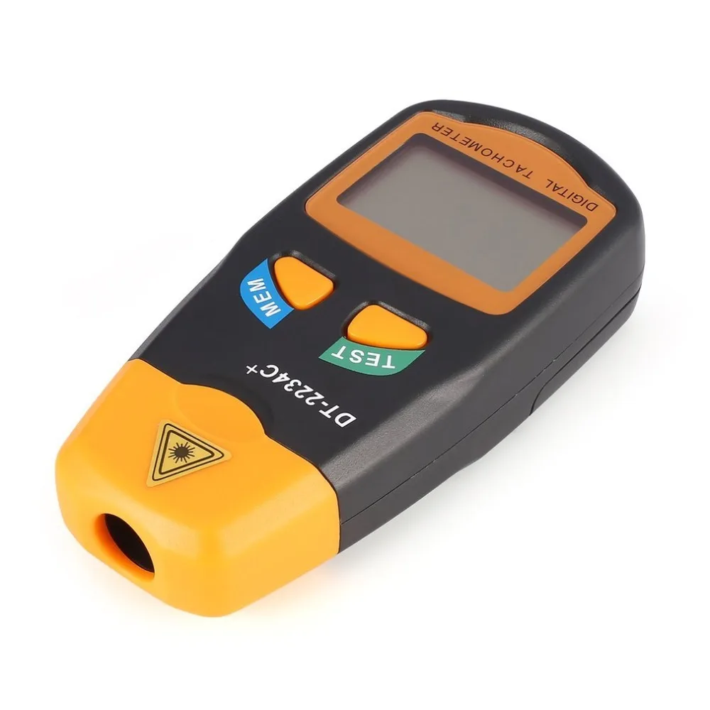 Handheld LCD Digital Mini Non-contact Laser Photo Tachometer RPM Speed Measurement DT2234C+ Meter Speedometer 2.5~99999RPM
Handheld LCD Digital Mini Non-contact Laser Photo Tachometer RPM Speed Measurement DT2234C+ Meter Speedometer 2.5~99999RPM