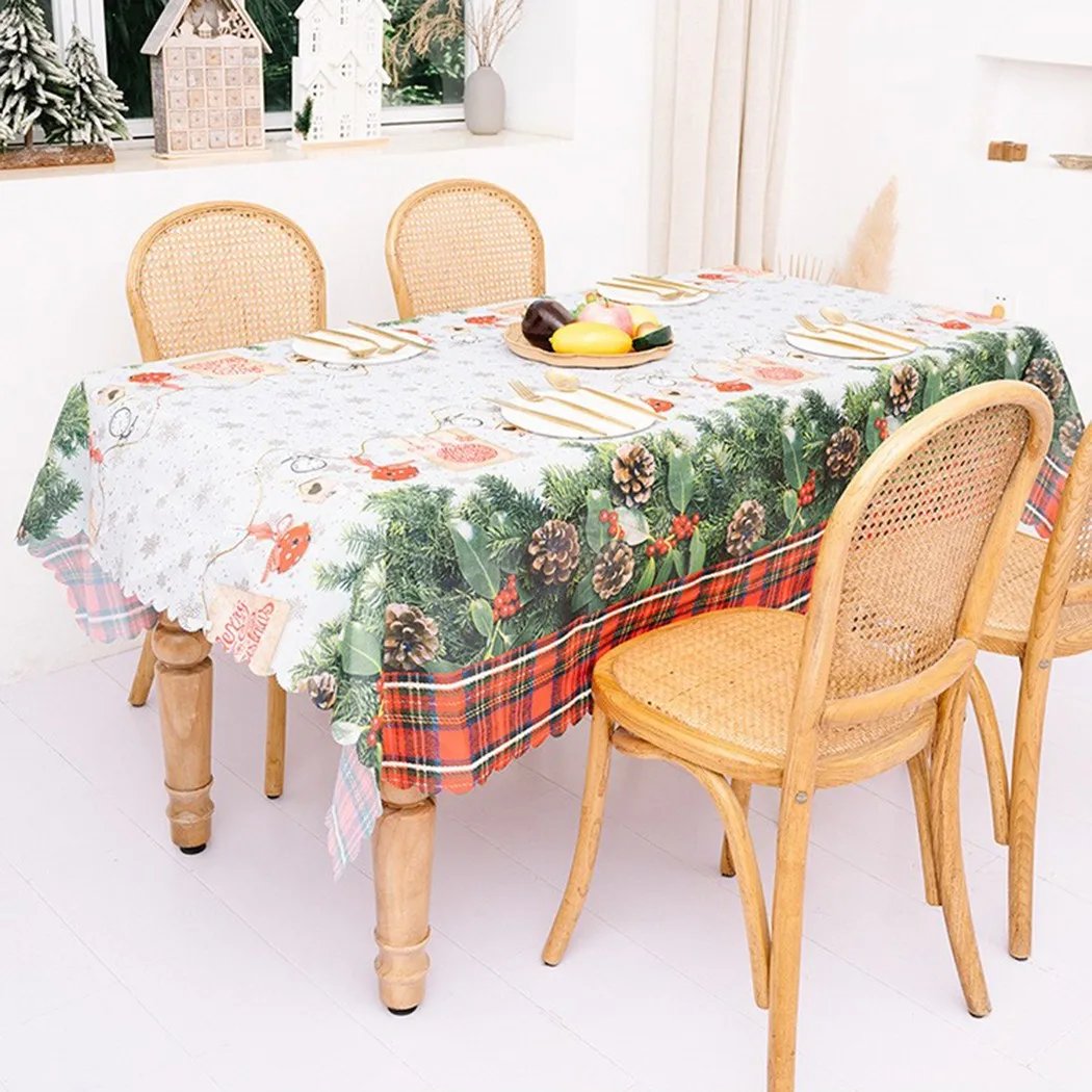Christmas New Year Party Tablecloth Home Decor Kitchen Rectangle Table Cover For Navidad Xmas Home Party Decoration
Christmas New Year Party Tablecloth Home Decor Kitchen Rectangle Table Cover For Navidad Xmas Home Party Decoration