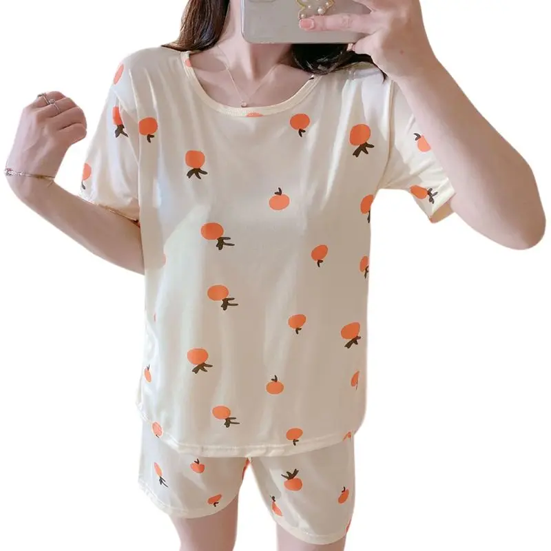 Women Short Sleeve 2 Piece Pajamas Set Cartoon Animal Food Loose Loungewear L/XL H37C
Women Short Sleeve 2 Piece Pajamas Set Cartoon Animal Food Loose Loungewear L/XL H37C
