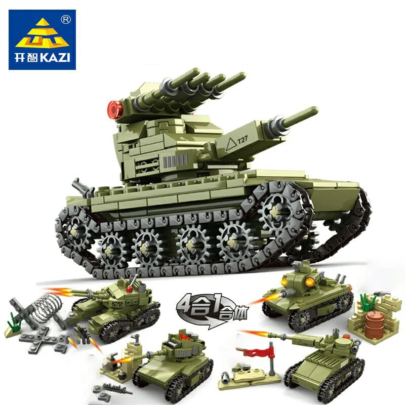 629PCS Military Tank Building Blocks Toys German Army Vehicle Classic World War WW2 Educational DIY Bricks Gifts
629PCS Military Tank Building Blocks Toys German Army Vehicle Classic World War WW2 Educational DIY Bricks Gifts