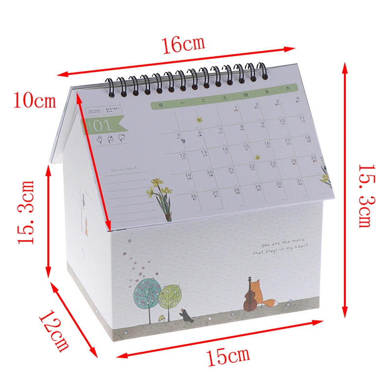 2020 Creative Folding House Desk Calendar Van Gogh Starry Night Cartoon Animal Calendars Desktop Storage Box
2020 Creative Folding House Desk Calendar Van Gogh Starry Night Cartoon Animal Calendars Desktop Storage Box