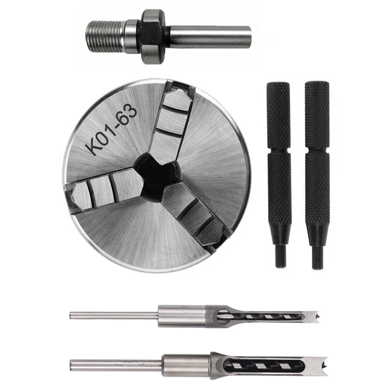 HOT 2 Pcs 10Mm/16Mm Square Hole Mortiser Drill Bit & 1 Set K01-63 3-Jaw Self Centering Chuck+ Chuck Connecting Rod
HOT 2 Pcs 10Mm/16Mm Square Hole Mortiser Drill Bit & 1 Set K01-63 3-Jaw Self Centering Chuck+ Chuck Connecting Rod