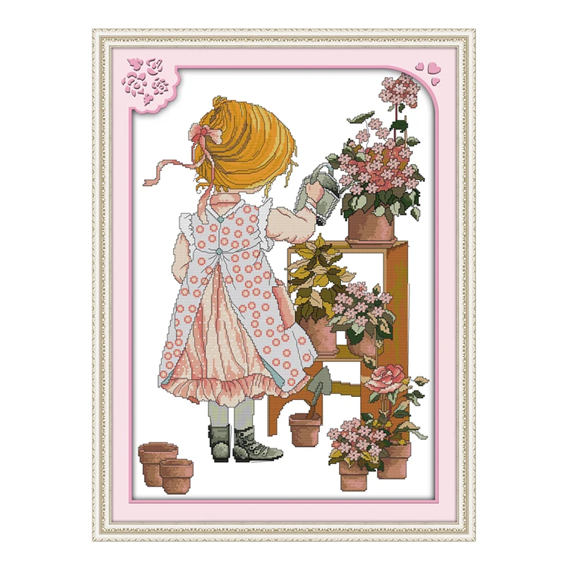 Персонаж серии "сделай сам" с узором полива нижнее белье с принтом для маленькой девочки, Набор для вышивания крестиком 14CT DMC холст рукоделие...
Персонаж серии "сделай сам" с узором полива нижнее белье с принтом для маленькой девочки, Набор для вышивания крестиком 14CT DMC холст рукоделие...