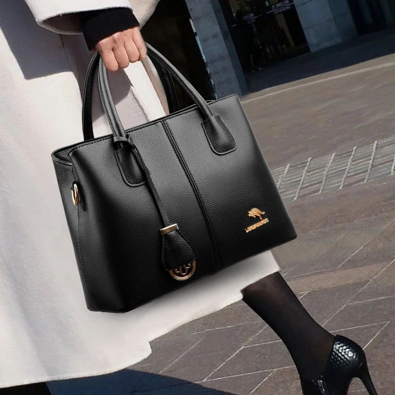 Big Brand Tote Bags for Women Luxury Pu Leather Shoulder Bag Solid Color Crossbody Handbags Ladies Top Handle Messenger Bag Sac
Big Brand Tote Bags for Women Luxury Pu Leather Shoulder Bag Solid Color Crossbody Handbags Ladies Top Handle Messenger Bag Sac