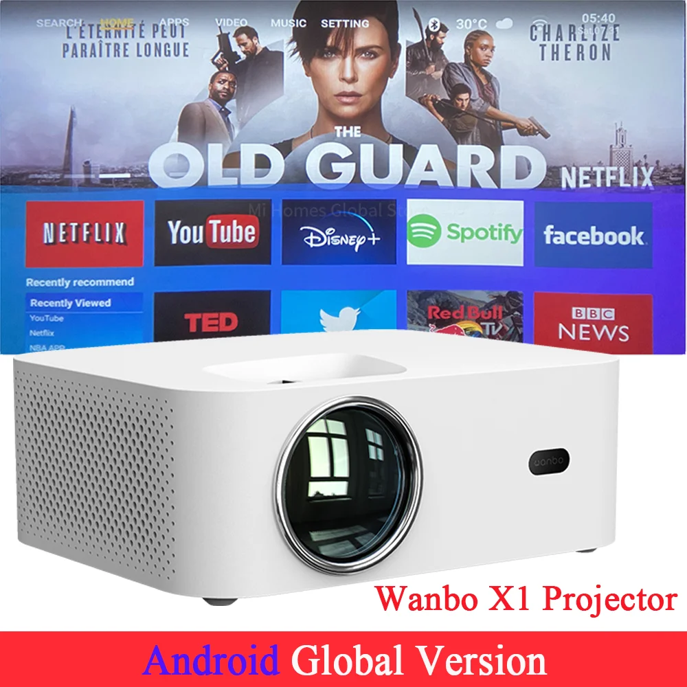 Projector 4K Wanbo X1 Pro Projector Wifi Mini Projector Not WanboT2 Max Android Home Office LED Portable Projector 1280*720P
Projector 4K Wanbo X1 Pro Projector Wifi Mini Projector Not WanboT2 Max Android Home Office LED Portable Projector 1280*720P