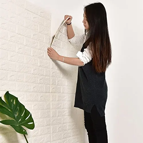 

3D-наклейки на стену с изображением кирпичной стены, самоклеящиеся декоративные обои из пенопласта для декора стен под телевизор, для детско...