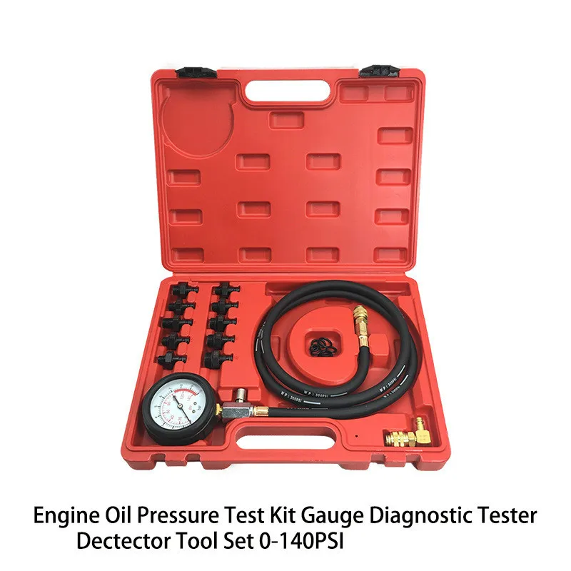 AZGIANT Car Engine Oil Pressure Test Kit Gauge Diagnostic Tester Detector Tool Set 0-140PSI Transmission Pressure Tester Tool
AZGIANT Car Engine Oil Pressure Test Kit Gauge Diagnostic Tester Detector Tool Set 0-140PSI Transmission Pressure Tester Tool