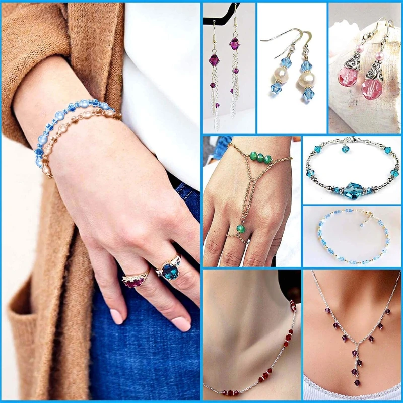 Jewelry Making Supplies Set with Jewelry Wires Findings Kit DIY Crafts Jewellery Beading Making Repairing Tools
Jewelry Making Supplies Set with Jewelry Wires Findings Kit DIY Crafts Jewellery Beading Making Repairing Tools