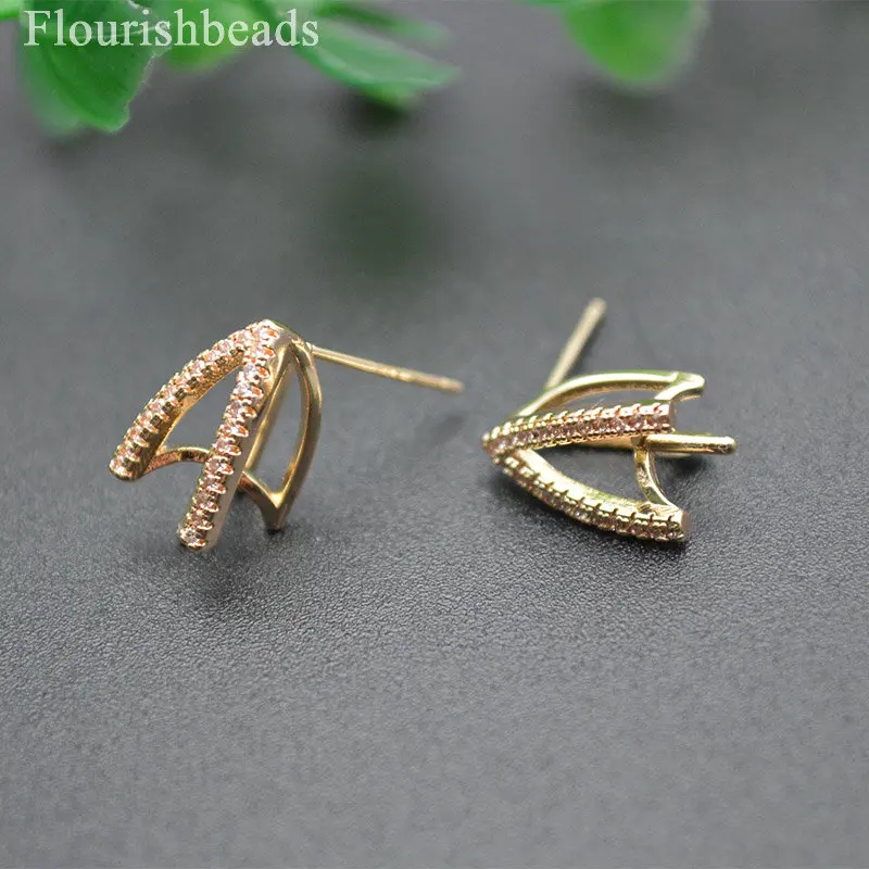 30 шт. CZ Micro-pave позолоченные металлические треугольные серьги-гвоздики для сережек аксессуары для ювелирных изделий
30 шт. CZ Micro-pave позолоченные металлические треугольные серьги-гвоздики для сережек аксессуары для ювелирных изделий