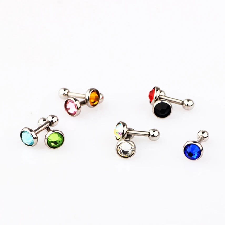1pc Fashion Body Jewelry Stud Earrings Ear Bone Tragus Cartilage Women Men Earrings Stainless Steel Earrings Piercings 3/4/5mm
1pc Fashion Body Jewelry Stud Earrings Ear Bone Tragus Cartilage Women Men Earrings Stainless Steel Earrings Piercings 3/4/5mm