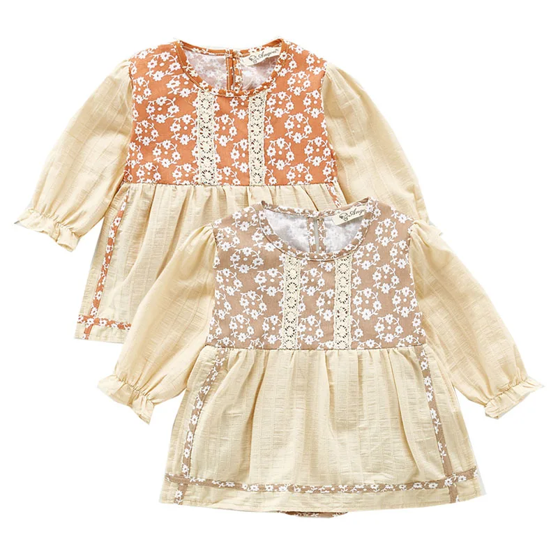 Kids Clothes Spring and Autumn Printed Cotton Tops Girls Long-Sleeved Shirt Triangle Jumpsuit 0-2 Age Children Quality Costuming
Kids Clothes Spring and Autumn Printed Cotton Tops Girls Long-Sleeved Shirt Triangle Jumpsuit 0-2 Age Children Quality Costuming