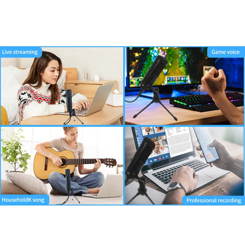 USB Microphone Studio Professional Recording BM800 Microphones for PC Gaming Live Recording Mikrofon Youtube Video Skype Speech
USB Microphone Studio Professional Recording BM800 Microphones for PC Gaming Live Recording Mikrofon Youtube Video Skype Speech