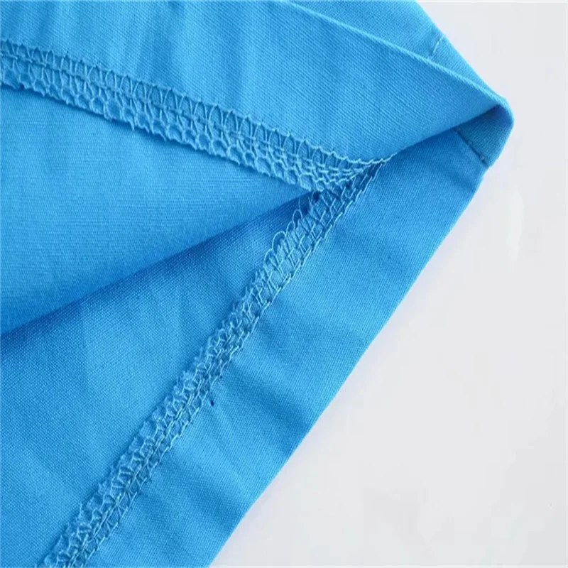 Za 2021 Blue Short Puff Sleeve Mini Dresses Women Sexy V-neck Ruching Backless Summer Dress Fashion Pleats Back Tied Woman Dress
Za 2021 Blue Short Puff Sleeve Mini Dresses Women Sexy V-neck Ruching Backless Summer Dress Fashion Pleats Back Tied Woman Dress