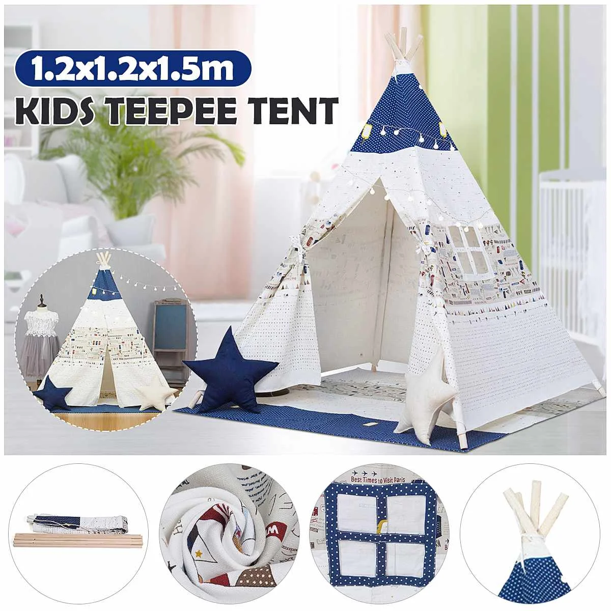 NEW 120x120x160cm Pet Tent Cat Dog Bed Portable Canvas Dog Cute House Washable Teepee Puppy Cat Indoor Outdoor Kennels
NEW 120x120x160cm Pet Tent Cat Dog Bed Portable Canvas Dog Cute House Washable Teepee Puppy Cat Indoor Outdoor Kennels