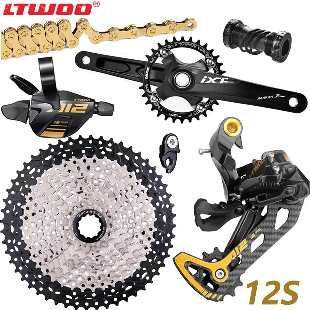 LTWOO MTB 12 Speed HG Groupset 1x12S Shifter Carbon Rear Derailleur 170mm Crank Set Bicycle 12S Cassette 12V gold chain Current
LTWOO MTB 12 Speed HG Groupset 1x12S Shifter Carbon Rear Derailleur 170mm Crank Set Bicycle 12S Cassette 12V gold chain Current