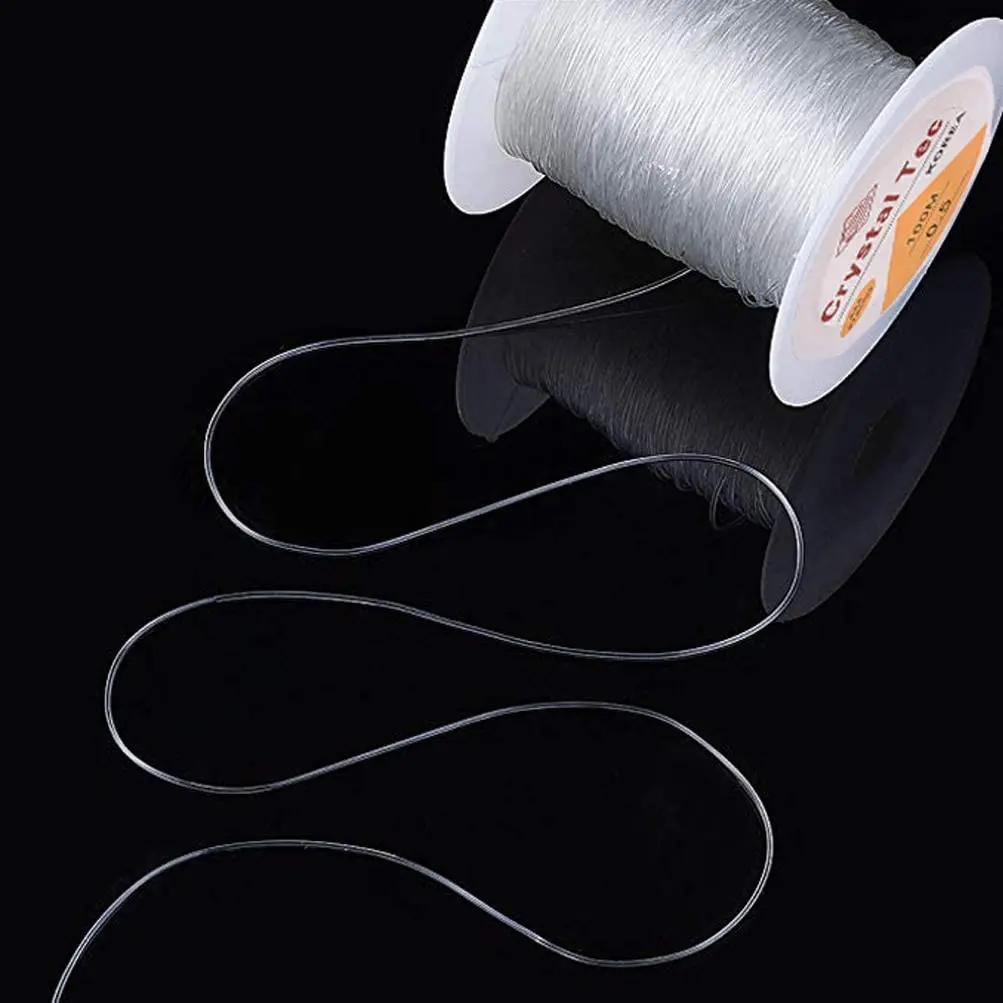 0 5-1 мм прозрачная эластичная Хрустальная линия веревка для бисероплетения шнур