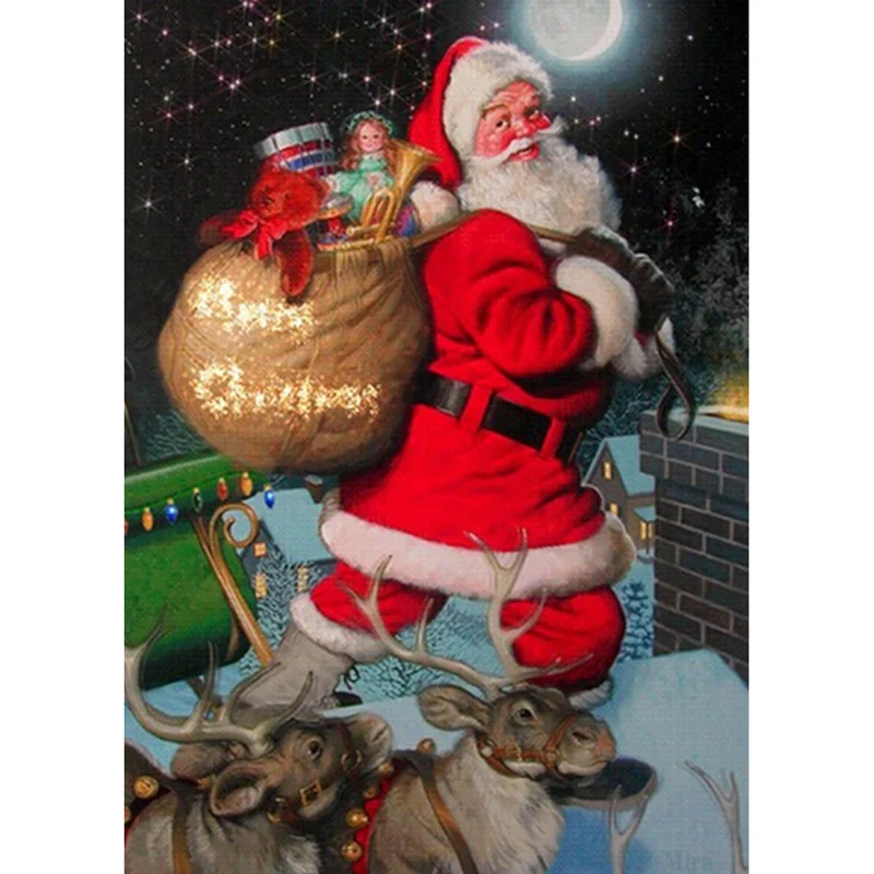 Diy Christmas Diamond Embroidery Santa Claus Carrying A Gift Picture Full Square Diamond Painting Hotel Decorative Wall Art
Diy Christmas Diamond Embroidery Santa Claus Carrying A Gift Picture Full Square Diamond Painting Hotel Decorative Wall Art