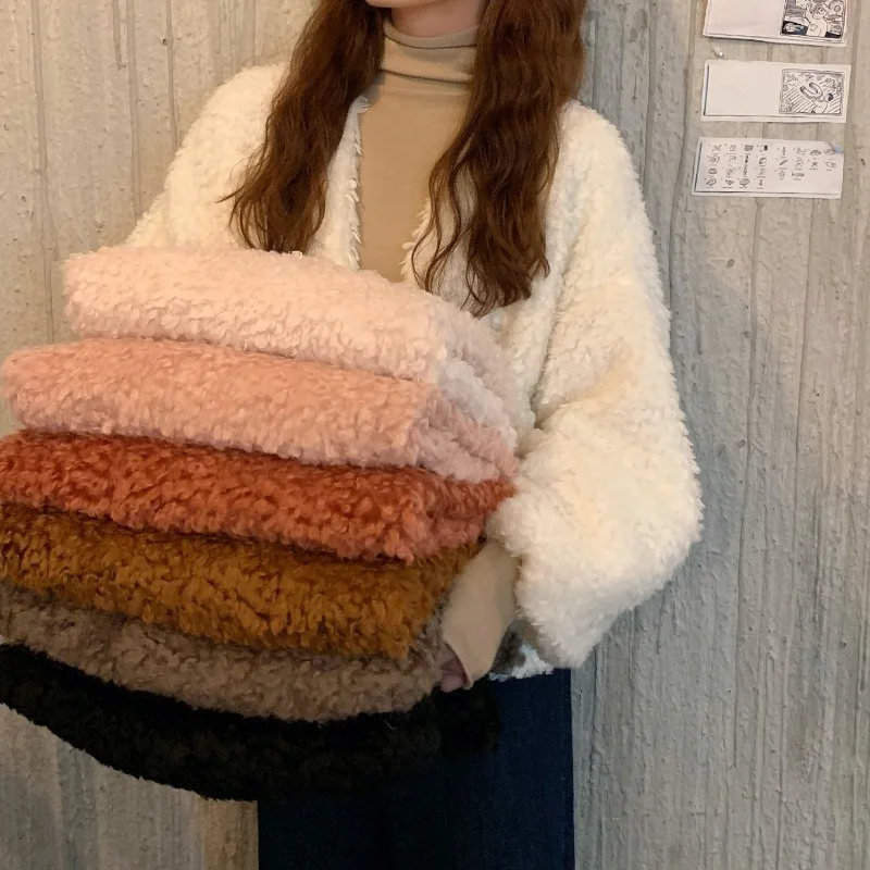 Chic Early Autumn Coat Women's Design Sense Niche 2021 New Plush Thickened Loose and Versatile Imitation Lamb Wool Cardigan
Chic Early Autumn Coat Women's Design Sense Niche 2021 New Plush Thickened Loose and Versatile Imitation Lamb Wool Cardigan