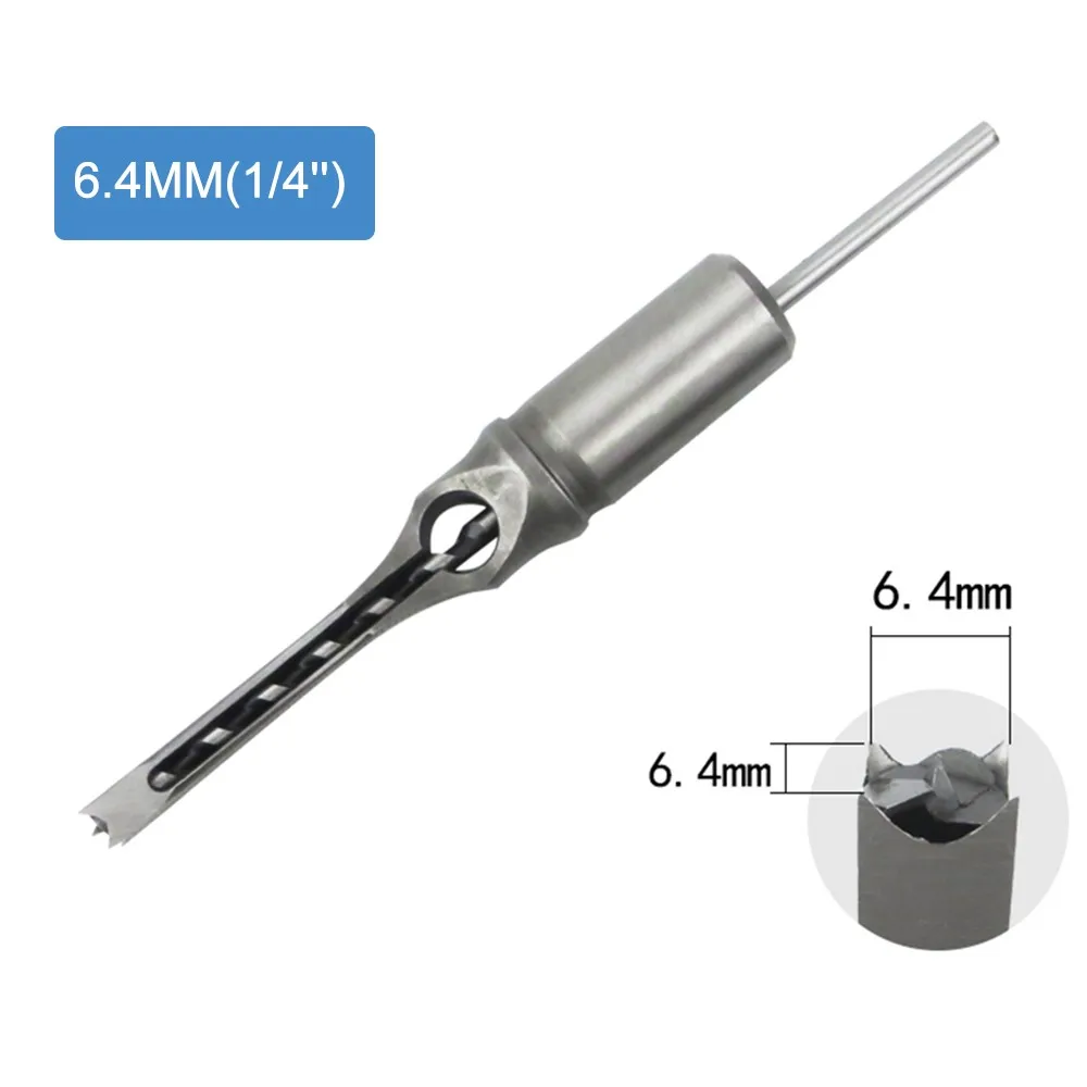 6.4mm Square Hole Drill Hole Reaming Square Auger Square Eyes Mortising Chisel DIY Woodworking Tool
6.4mm Square Hole Drill Hole Reaming Square Auger Square Eyes Mortising Chisel DIY Woodworking Tool