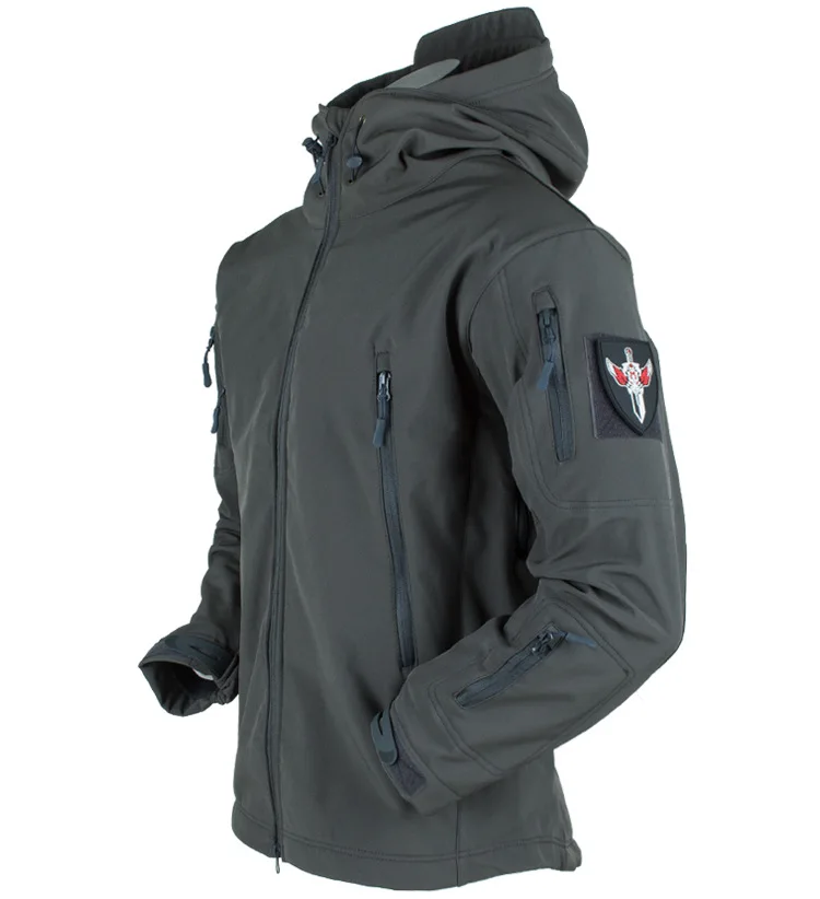 Куртка мужская водонепроницаемая тактическая ветрозащитная куртка-бомбер с