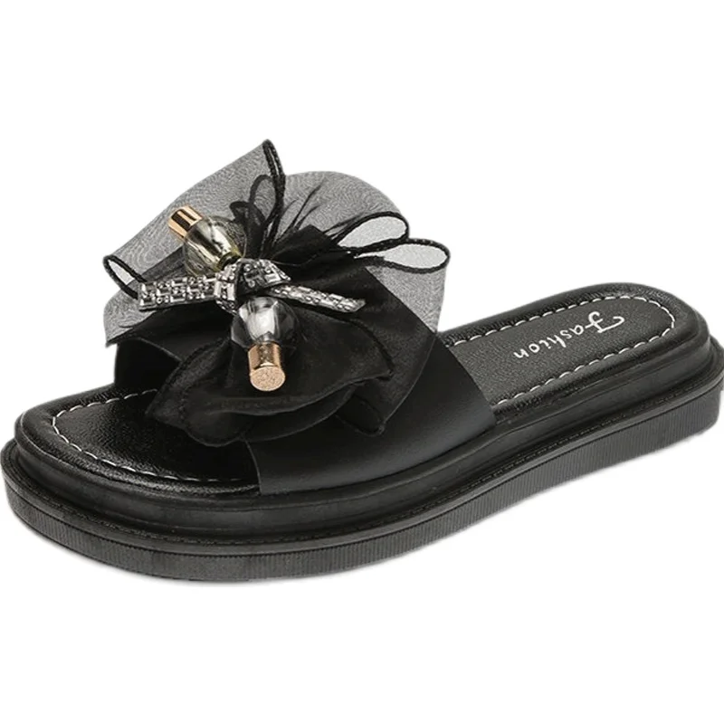 Flat Shoes Female Woman's Slippers Slides Fashion Platform Med Increased Internal Butterfly-Knot 2021 Summer Luxury Beach PU Rub
Flat Shoes Female Woman's Slippers Slides Fashion Platform Med Increased Internal Butterfly-Knot 2021 Summer Luxury Beach PU Rub