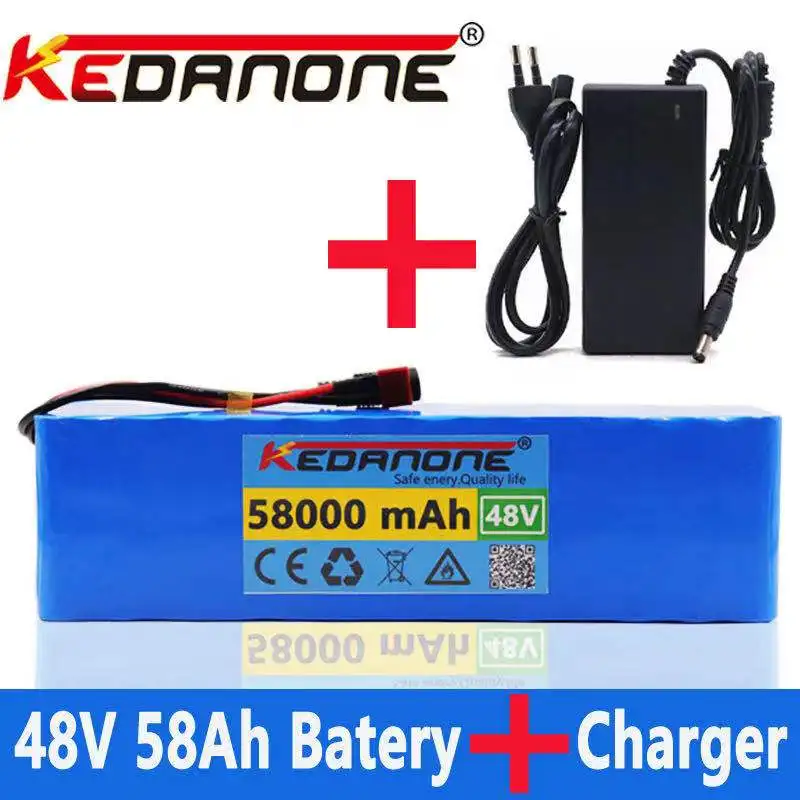 48v lithium ion battery 48v 58Ah 1000w 13S3P Lithium ion Battery Pack For 54.6v E-bike Electric bicycle Scooter with BMS+charg
48v lithium ion battery 48v 58Ah 1000w 13S3P Lithium ion Battery Pack For 54.6v E-bike Electric bicycle Scooter with BMS+charg