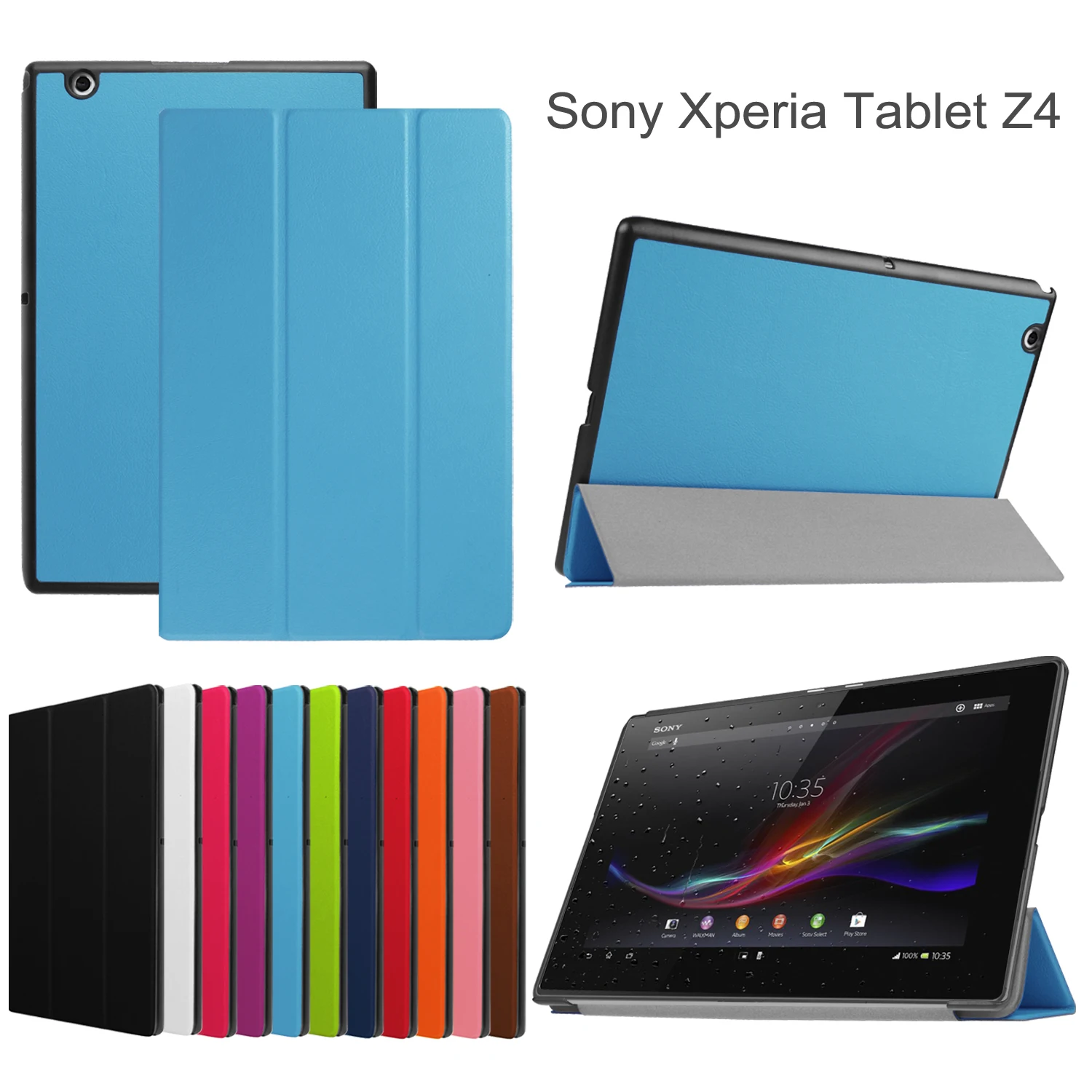 

Чехол для планшета Sony Xperia Z4, защитный чехол для планшета с цветным принтом, 10,1 дюйма, SGP771, SGP712, автоматическое Пробуждение/сон