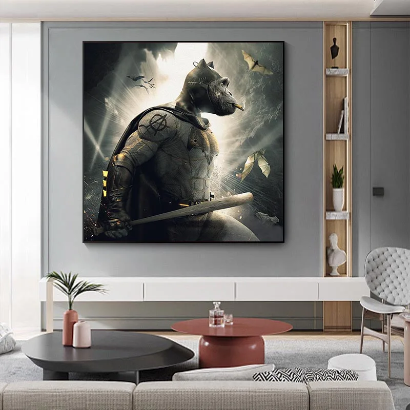 Modern Art Wall Super Ape Warrior Art Decor Posters and Prints Canvas Painting Home Decor Poster Decorative Picture
Modern Art Wall Super Ape Warrior Art Decor Posters and Prints Canvas Painting Home Decor Poster Decorative Picture