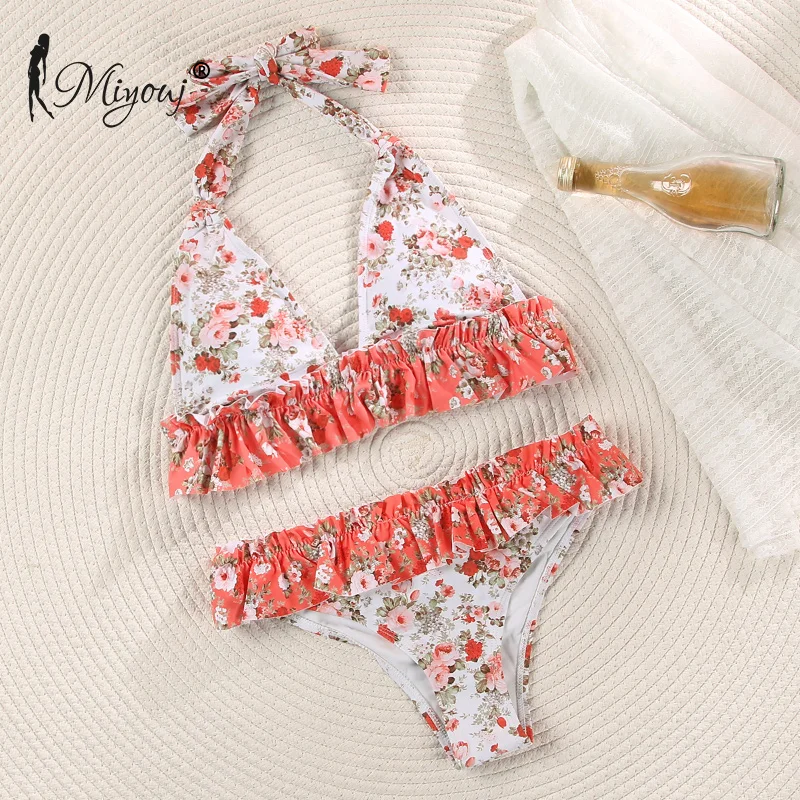 MIYOUJ Ruffle Push Up Bikini 2019 Female Swimwear Women Swimsuit Bathing Suit Women Red Swim Brazil Biquinis Bathers Bikinis Set
MIYOUJ Ruffle Push Up Bikini 2019 Female Swimwear Women Swimsuit Bathing Suit Women Red Swim Brazil Biquinis Bathers Bikinis Set