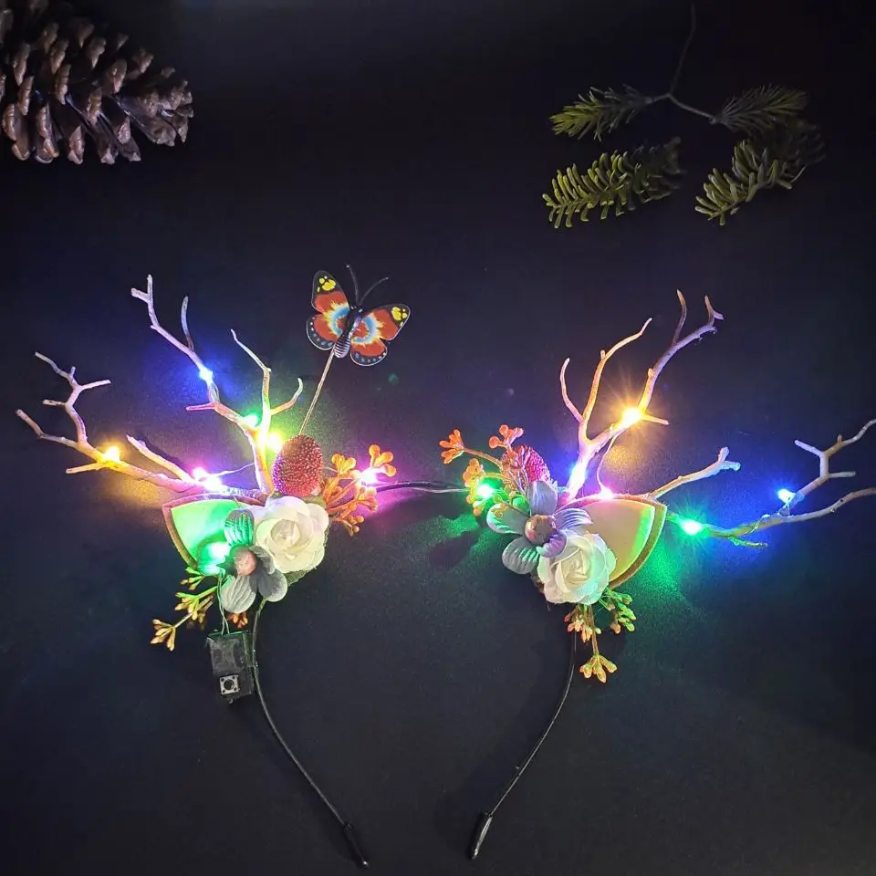 New Christmas Cute Luminous Elk Unisex Hair Accessories Party Entertainment Girl Headband
New Christmas Cute Luminous Elk Unisex Hair Accessories Party Entertainment Girl Headband
