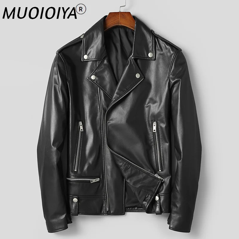 Куртка MUOIOYIA из 100% натуральной кожи, Мужское пальто из овчины, мужские мотоциклетные пальто, осенняя мужская одежда, мужская куртка WPY4111
Куртка MUOIOYIA из 100% натуральной кожи, Мужское пальто из овчины, мужские мотоциклетные пальто, осенняя мужская одежда, мужская куртка WPY4111