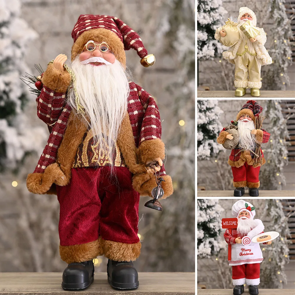 Santa Claus Figerine(4 Styles) Christmas Gifts Home Decorations Standing Xmas Santa Claus
Santa Claus Figerine(4 Styles) Christmas Gifts Home Decorations Standing Xmas Santa Claus