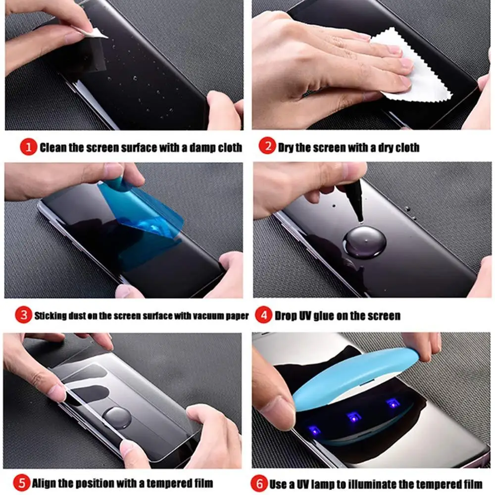 Full Cover UV Tempered Glass For Samsung Galaxy S8 S9 S10 S20 S21 Plus Note 20 Ultra S10E Note 8 9 10 21 Screen Protective Glass
Full Cover UV Tempered Glass For Samsung Galaxy S8 S9 S10 S20 S21 Plus Note 20 Ultra S10E Note 8 9 10 21 Screen Protective Glass