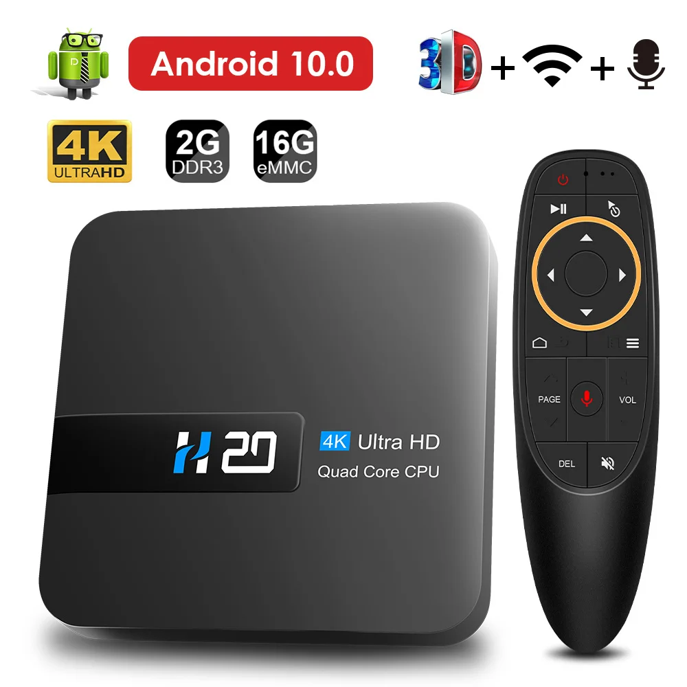Смарт-ТВ-устройства Hongtong, ТВ-приставки и Android 10, 2 ГБ, 16 ГБ, 4K, 3D видео, h.265, медиаплеер, голосовой помощник
Смарт-ТВ-устройства Hongtong, ТВ-приставки и Android 10, 2 ГБ, 16 ГБ, 4K, 3D видео, h.265, медиаплеер, голосовой помощник