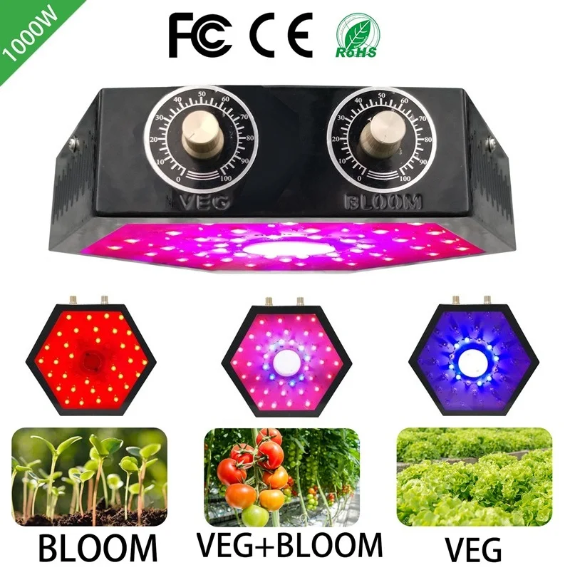 1000 Вт COB лампы для роста растений лампы, светодиодный Grow Lights Full Spectrum лампа для роста растений для Indolings полный спектр содержит 44 зеленый бисер 
1000 Вт COB лампы для роста растений лампы, светодиодный Grow Lights Full Spectrum лампа для роста растений для Indolings полный спектр содержит 44 зеленый бисер
