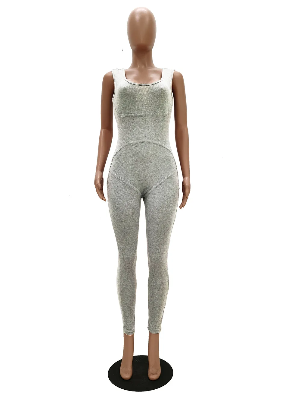 Workout Active Wear Knit Ribbed Rompers Womens Jumpsuit Casual Sporty Sleeveless O Neck Leggings Solid Fitness Bodycon Jumpsuits 
Workout Active Wear Knit Ribbed Rompers Womens Jumpsuit Casual Sporty Sleeveless O Neck Leggings Solid Fitness Bodycon Jumpsuits