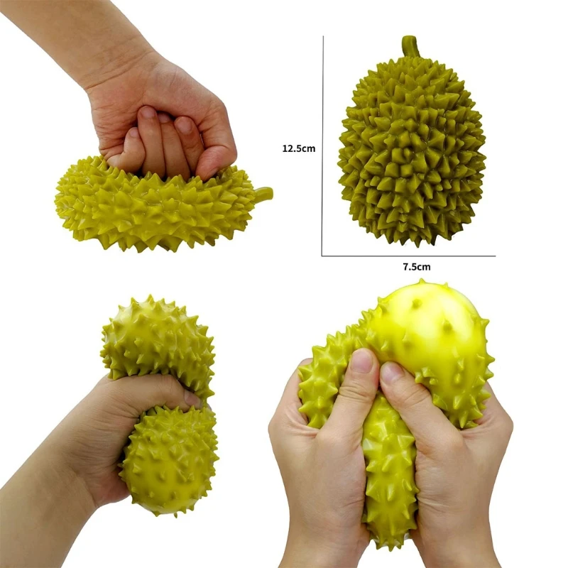 G2AD Memory Bounce Prank Toy Interactive Toy Realistic Fruit Durian Sensory Pinch Ball Durian for Gift Practical Joke Toy
G2AD Memory Bounce Prank Toy Interactive Toy Realistic Fruit Durian Sensory Pinch Ball Durian for Gift Practical Joke Toy