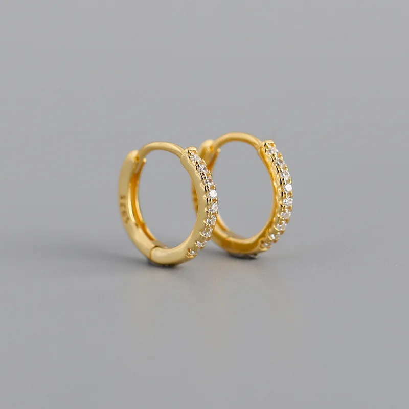 Real S925 Sterling Silver Color Simple Round Jewelry Zircon Stud Earrings for Women Luxury Jewelry Fashion Wedding Party Gift
Real S925 Sterling Silver Color Simple Round Jewelry Zircon Stud Earrings for Women Luxury Jewelry Fashion Wedding Party Gift